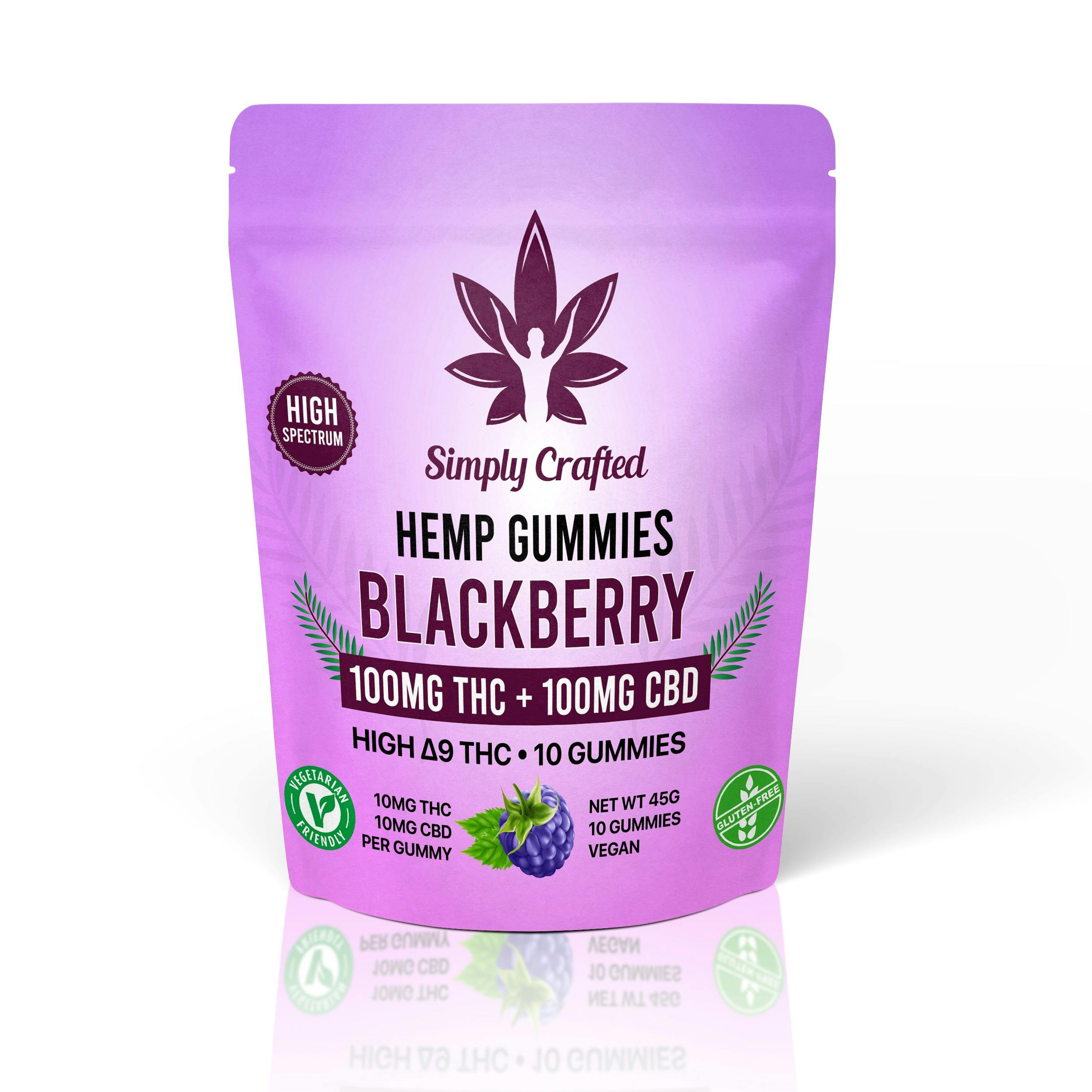 CBD + THC High Spectrum Hemp Gummies
